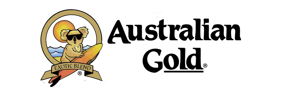Logo de australian gold. Centro de estética y belleza en Terrassa